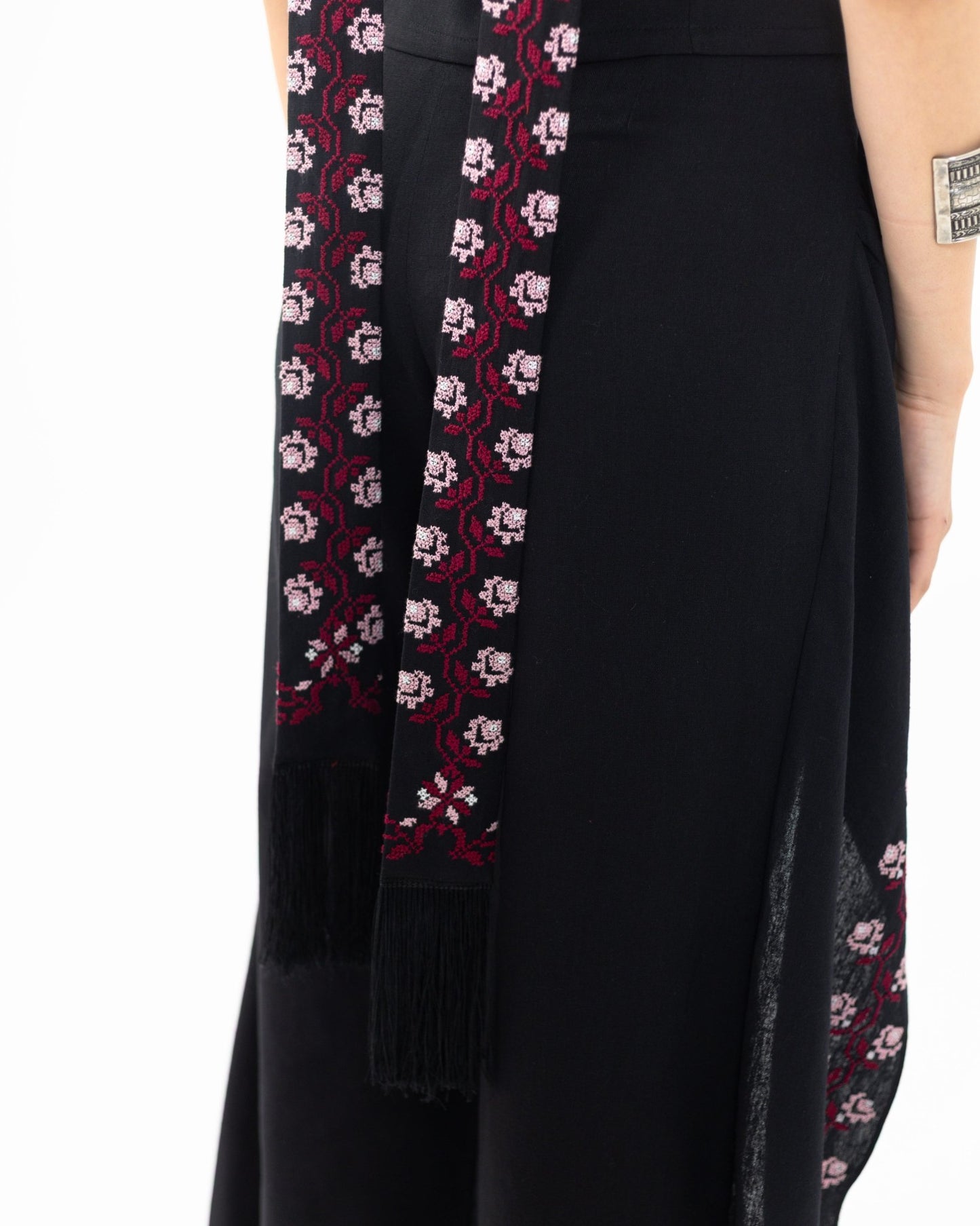 Linen Wrap Panel Trouser Set - Deerah