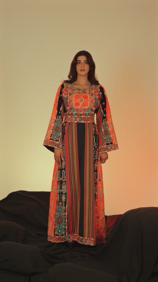 The Majdalawi Traditional Palestinian Thobe Dress