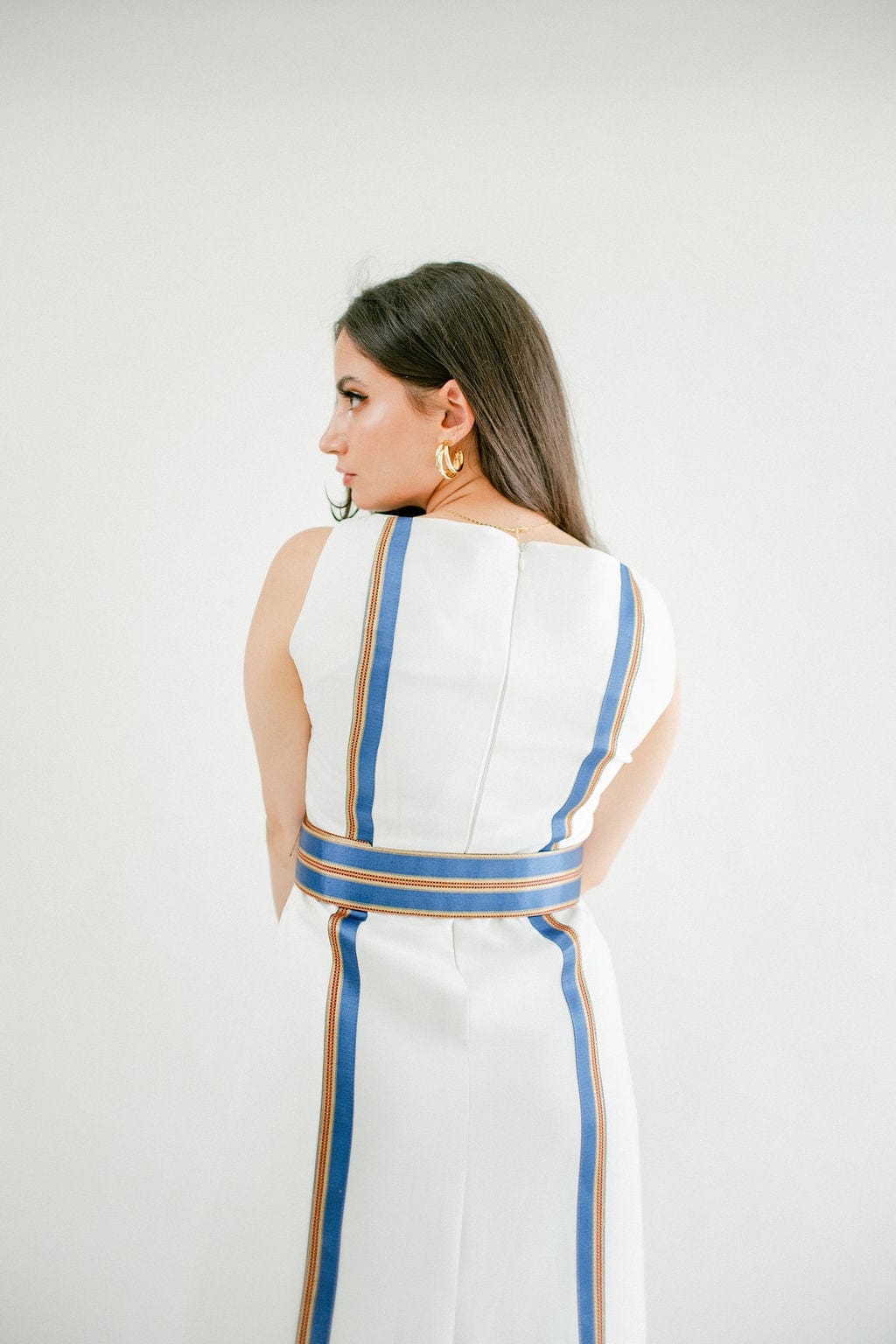 Samar - Hand Embroidered Saya Palestinian Dress - Deerah