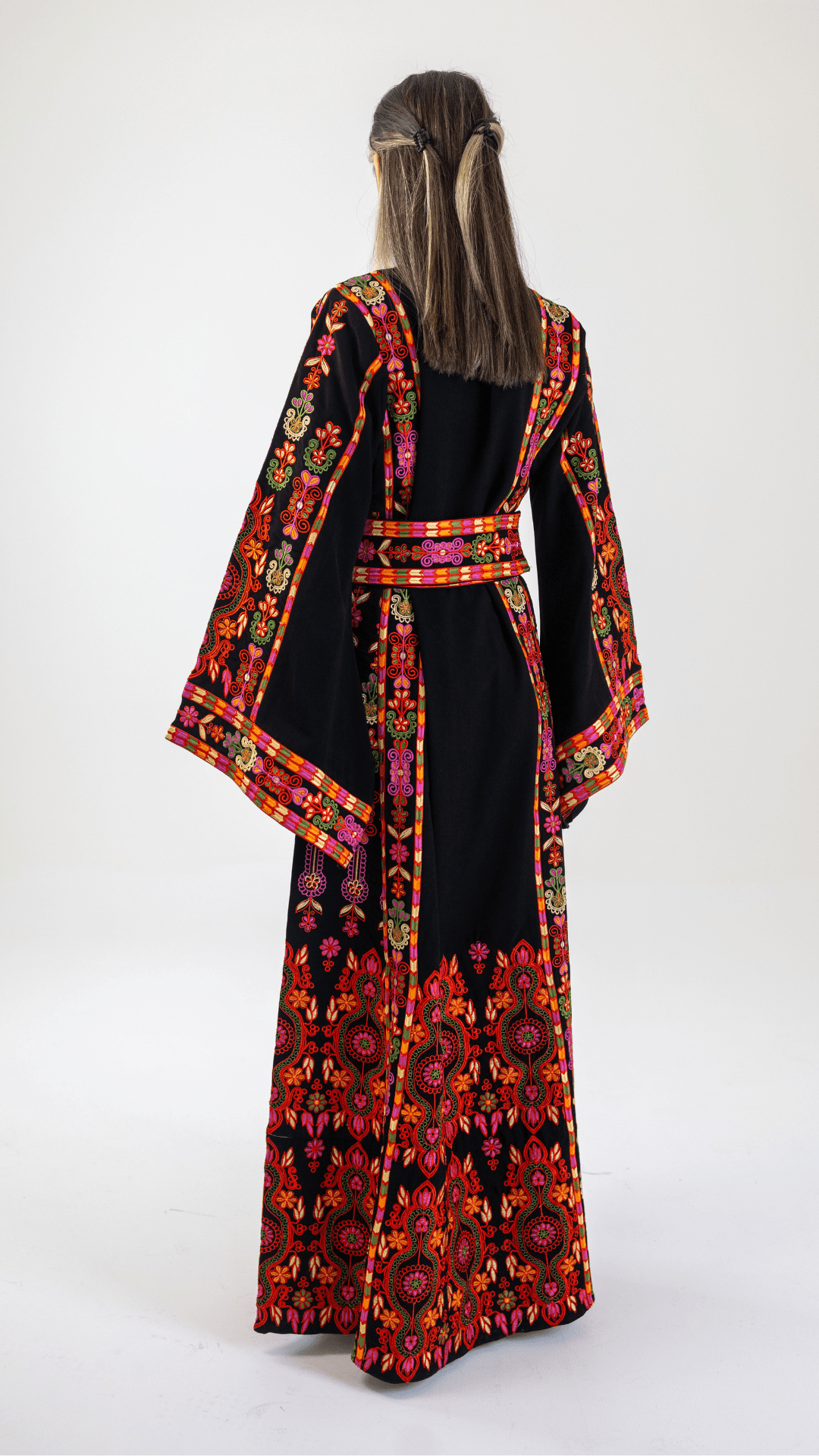 Talhami Hourglass Traditional Palestinian Dress Thobe - Deerah