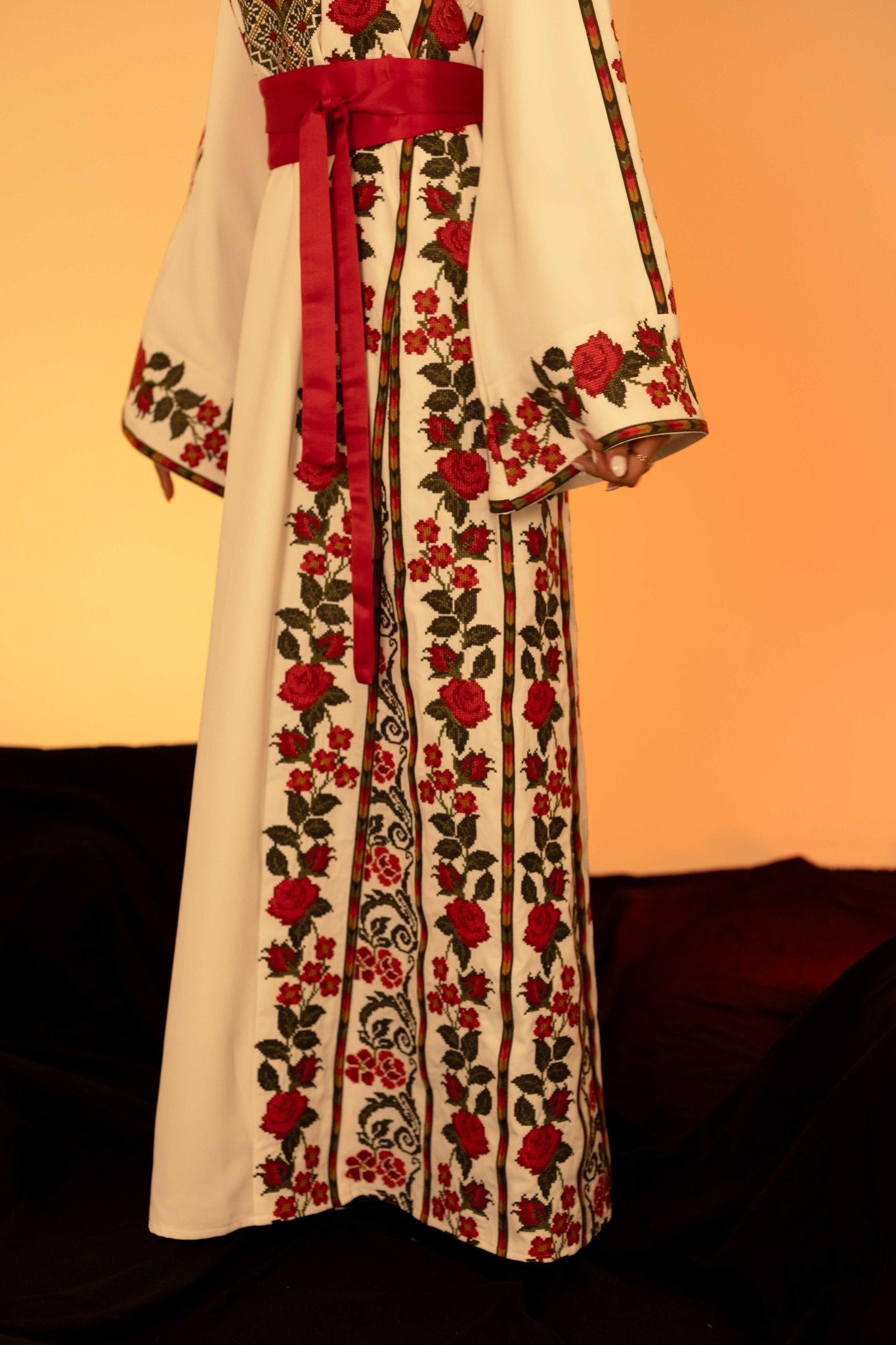 The Floral Palestinian Thobe - Deerah