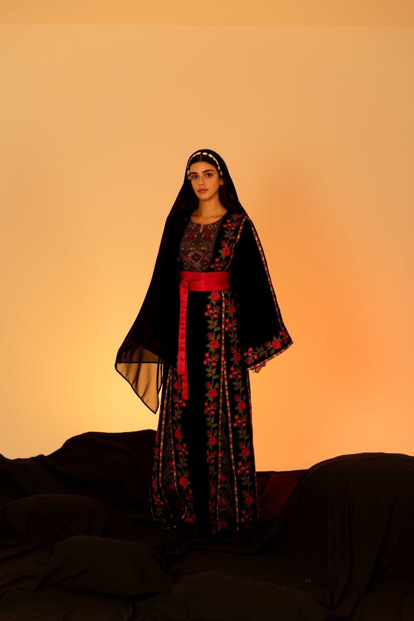 The Floral Palestinian Thobe - Deerah