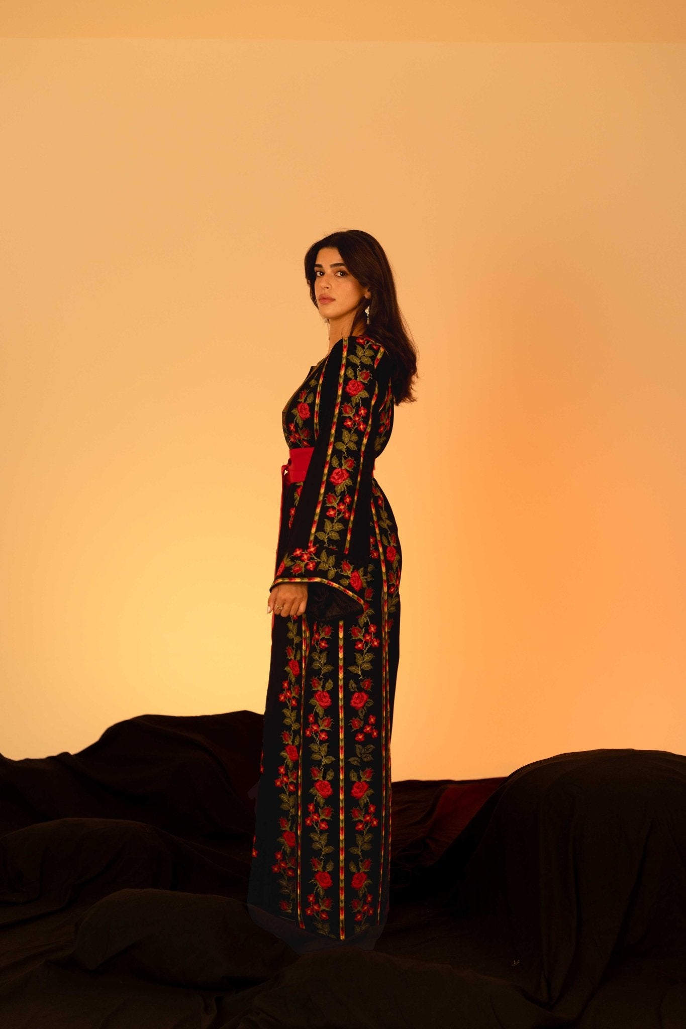 The Floral Palestinian Thobe - Deerah