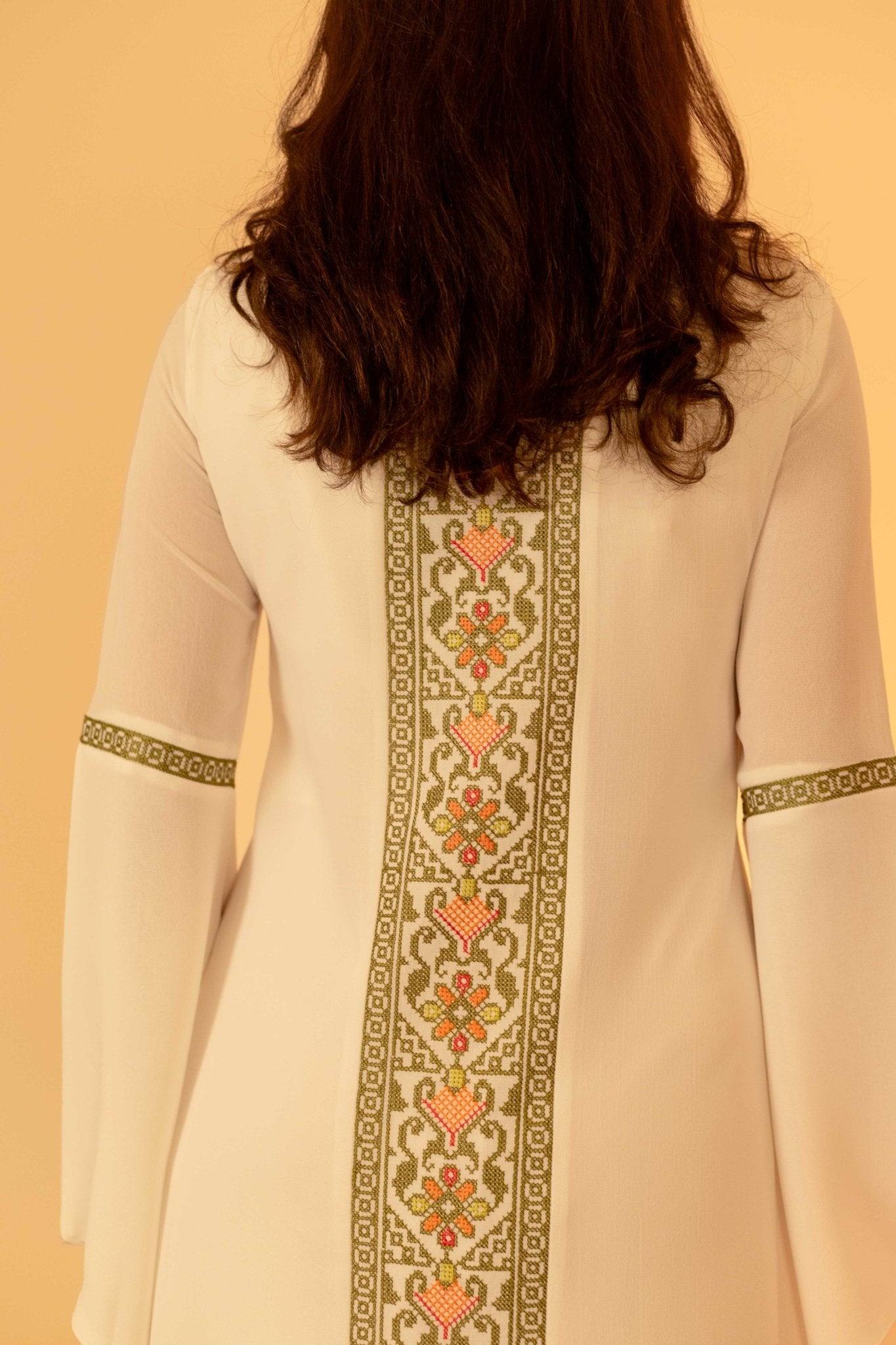 White Butterfly Dress - Deerah