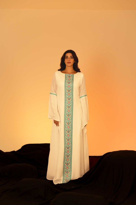 White Butterfly Dress - Deerah
