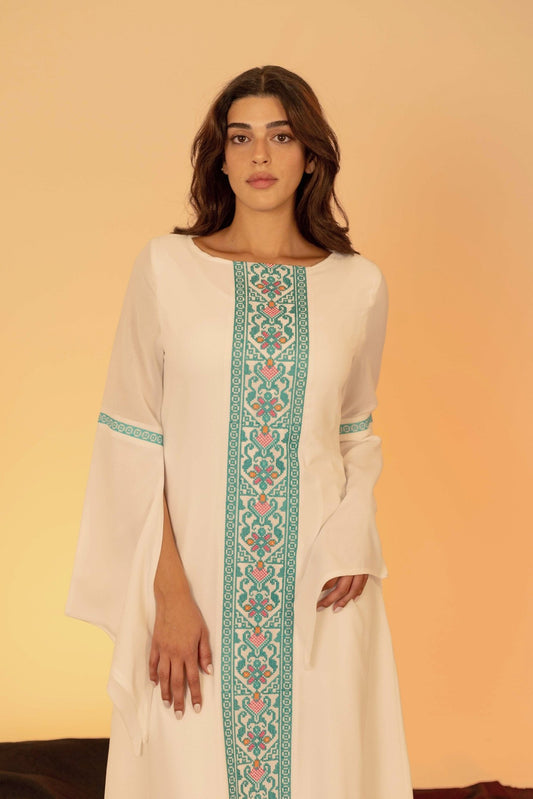 White Butterfly Dress - Deerah