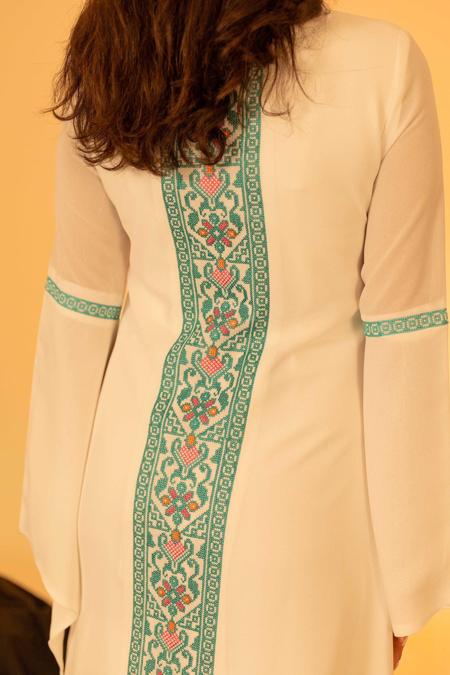 White Butterfly Dress Deerah