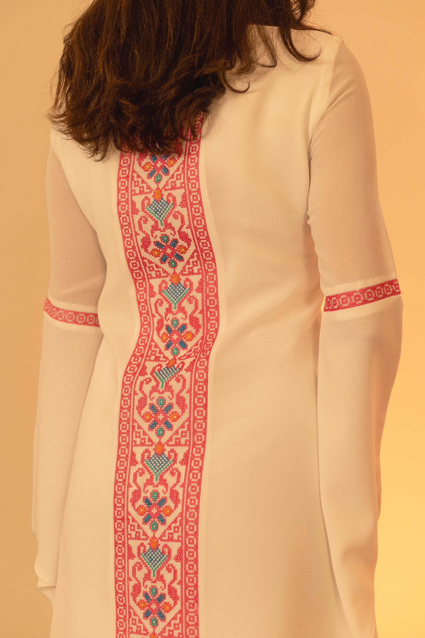 White Butterfly Dress Deerah