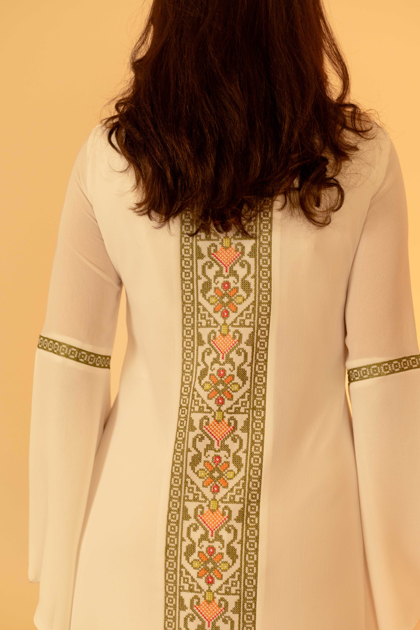 White Butterfly Dress Deerah