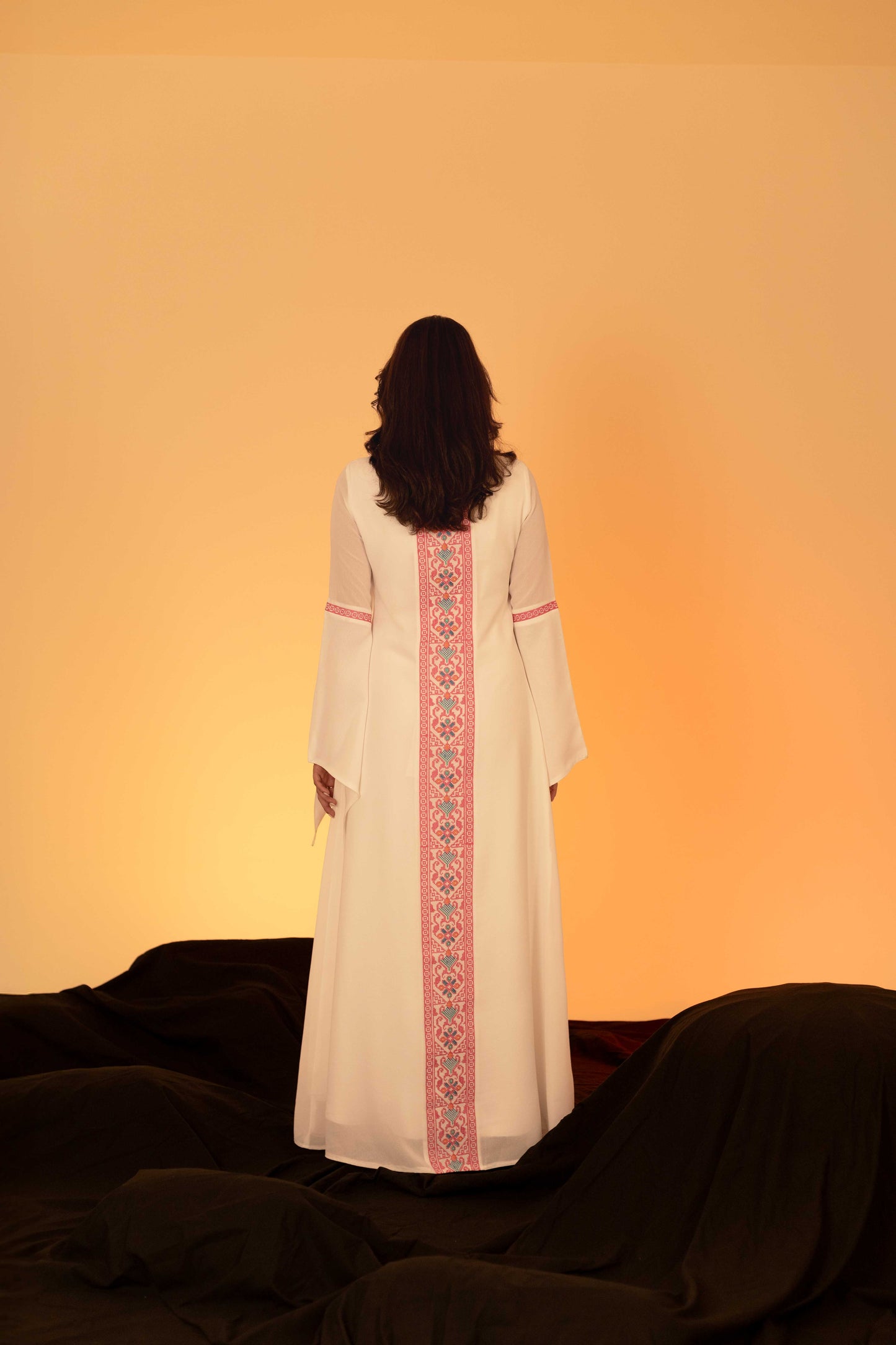 White Butterfly Dress Deerah