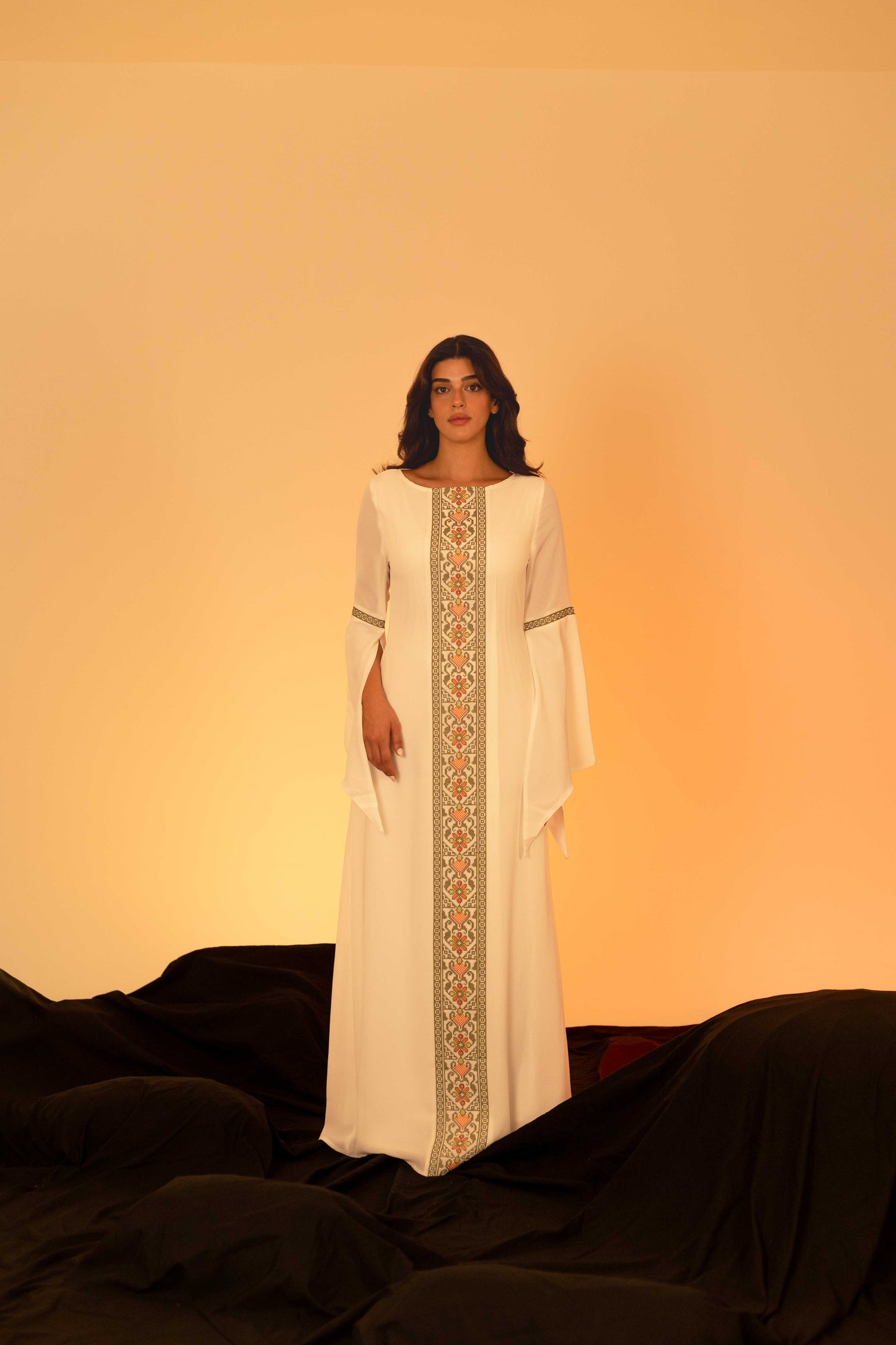 White Butterfly Dress Deerah