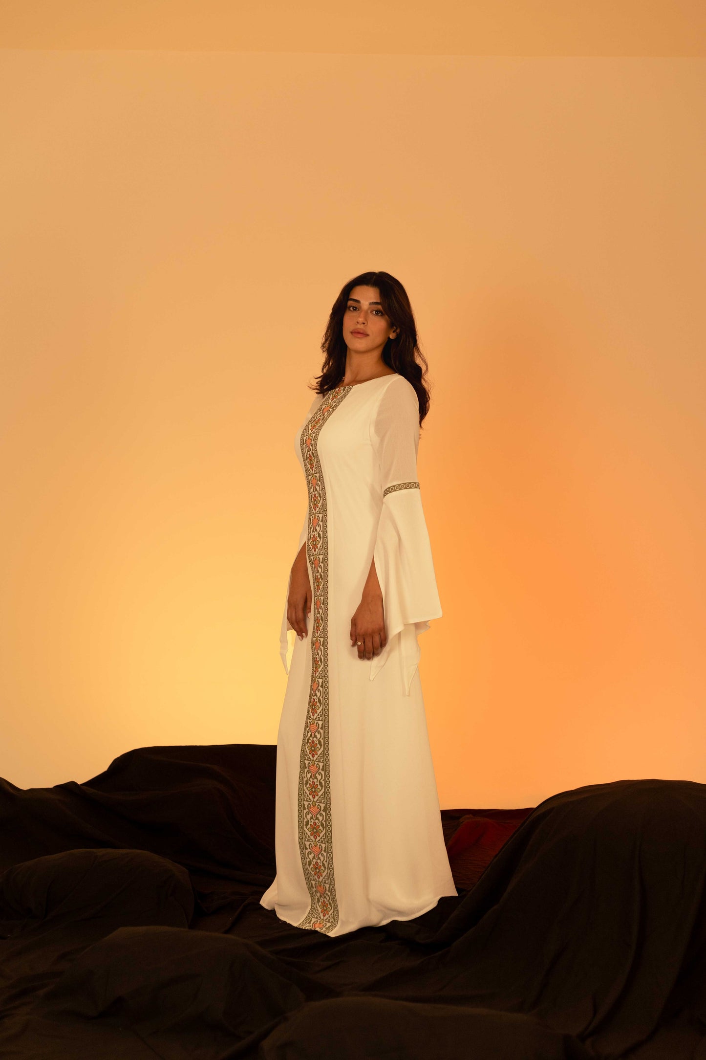 White Butterfly Dress Deerah