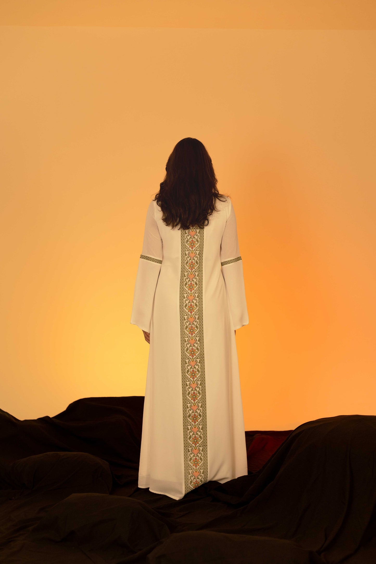 White Butterfly Dress Deerah