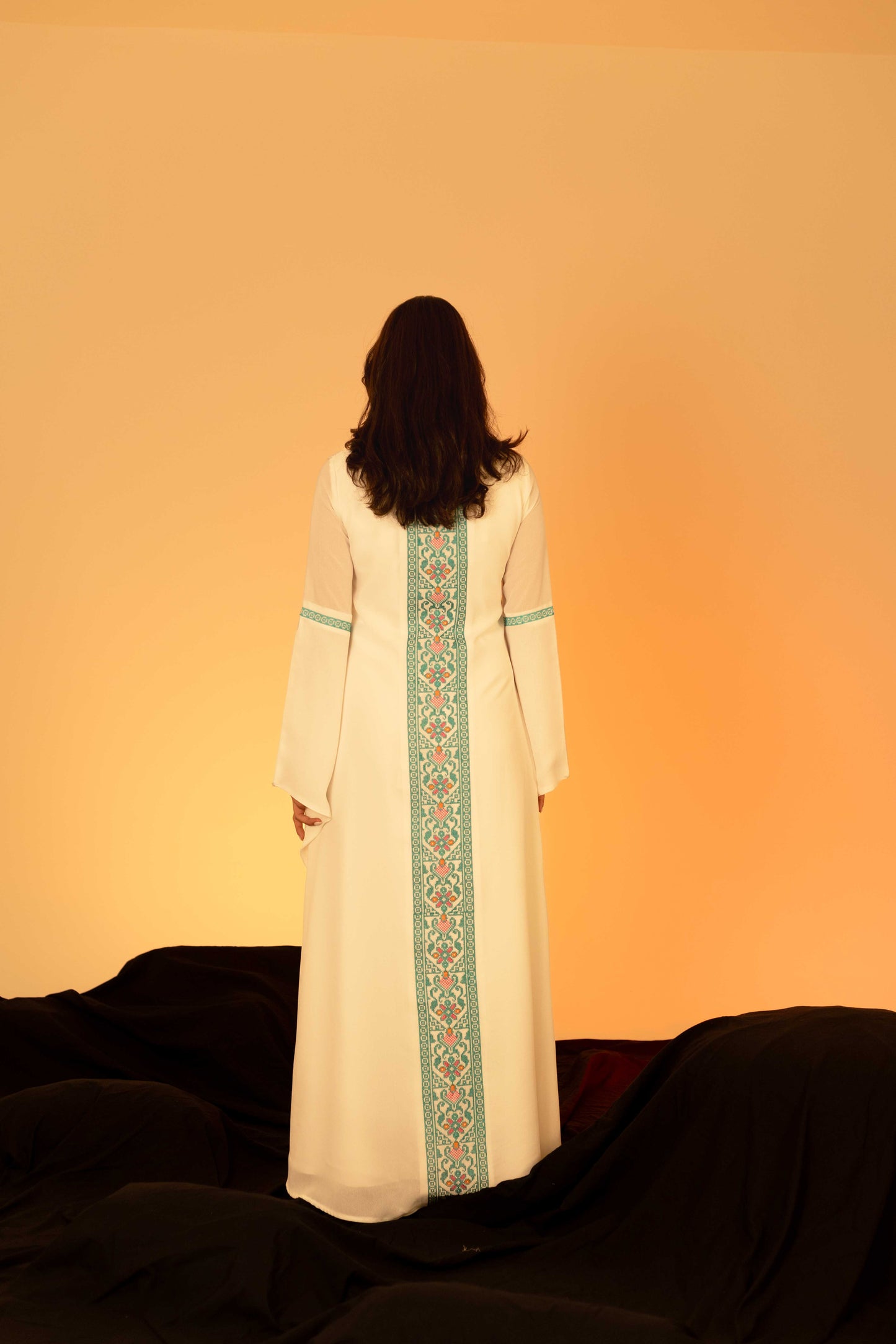 White Butterfly Dress Deerah