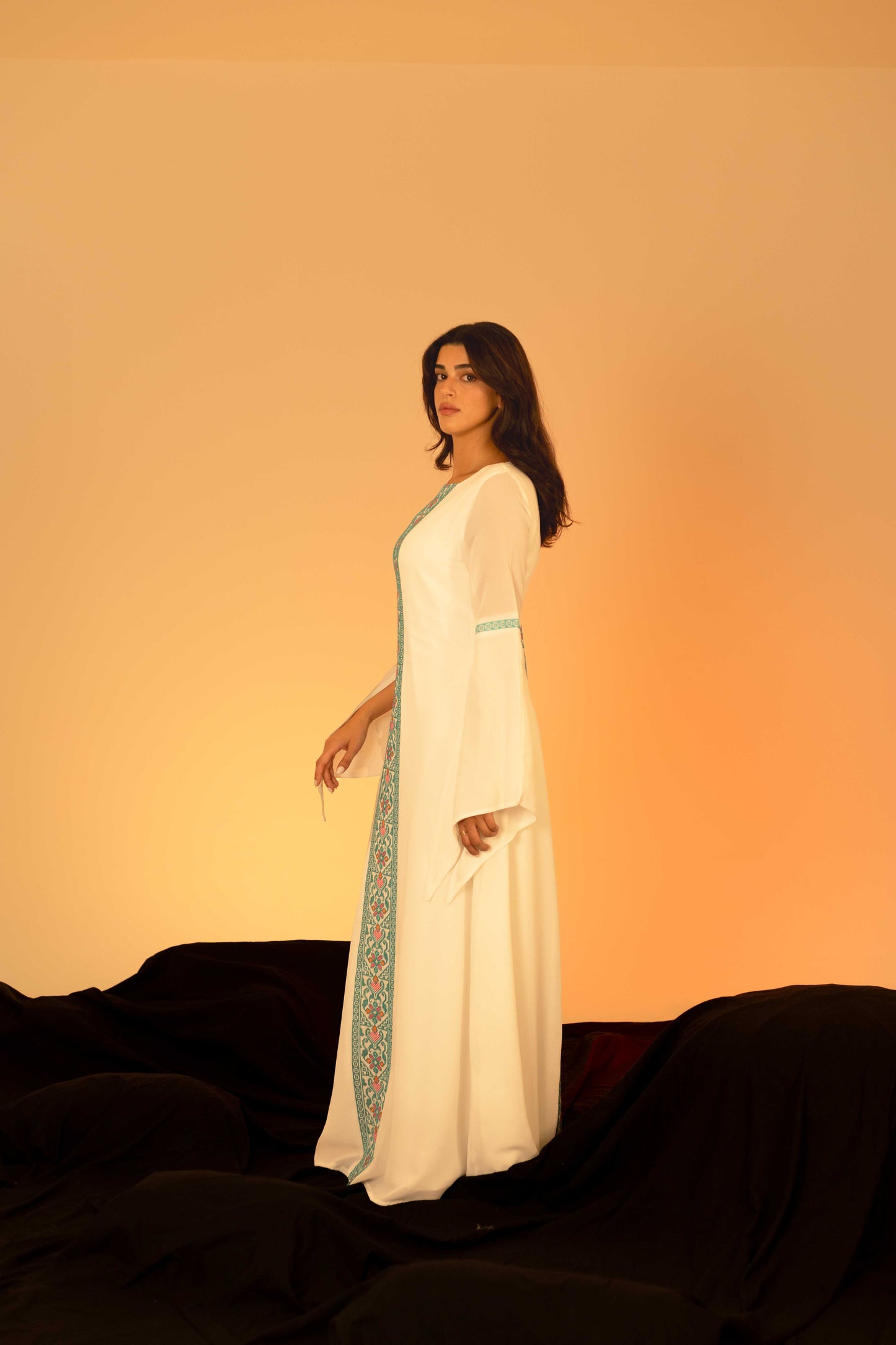 White Butterfly Dress Deerah