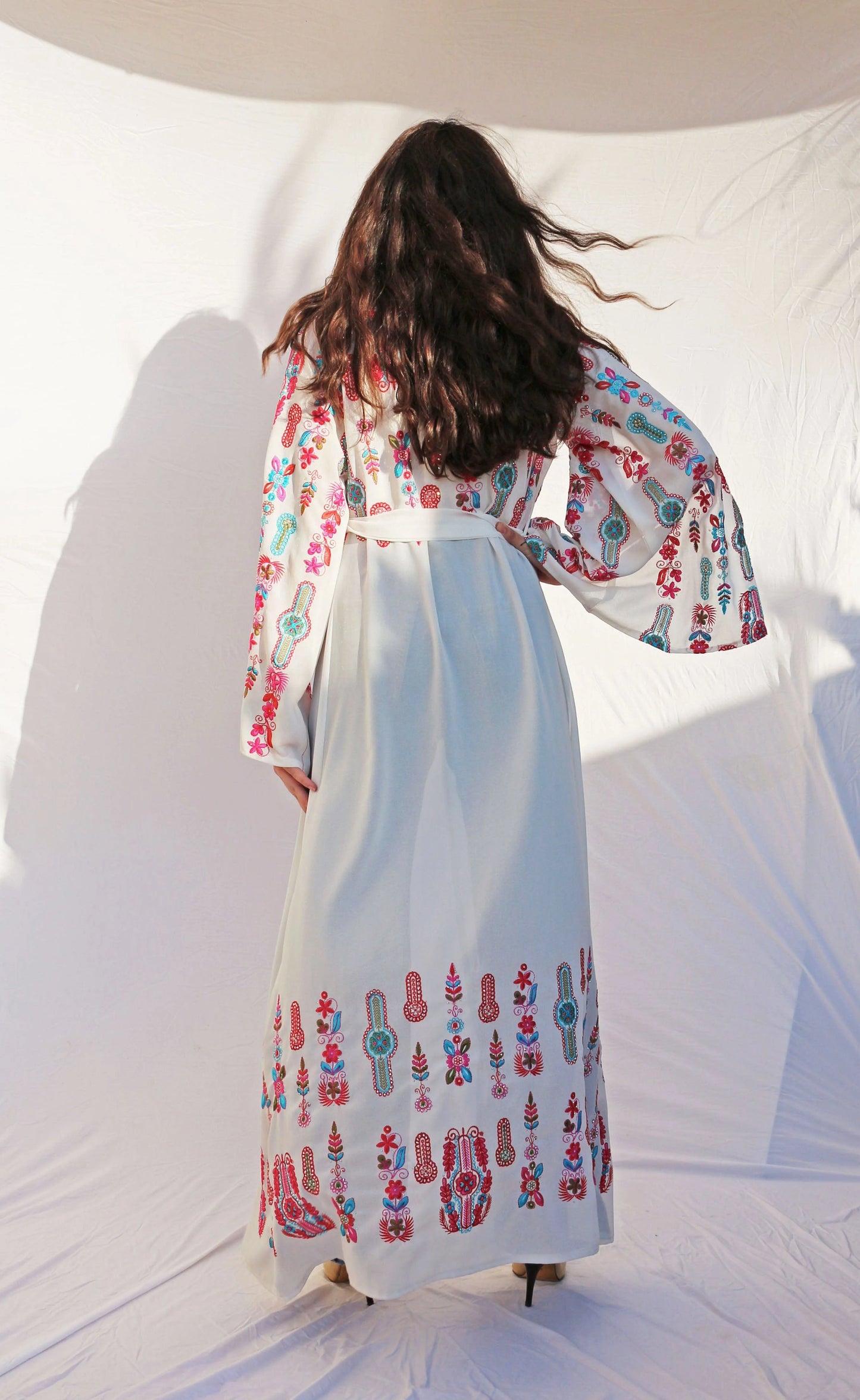 Chiffon Tahriri Kimono Deerah