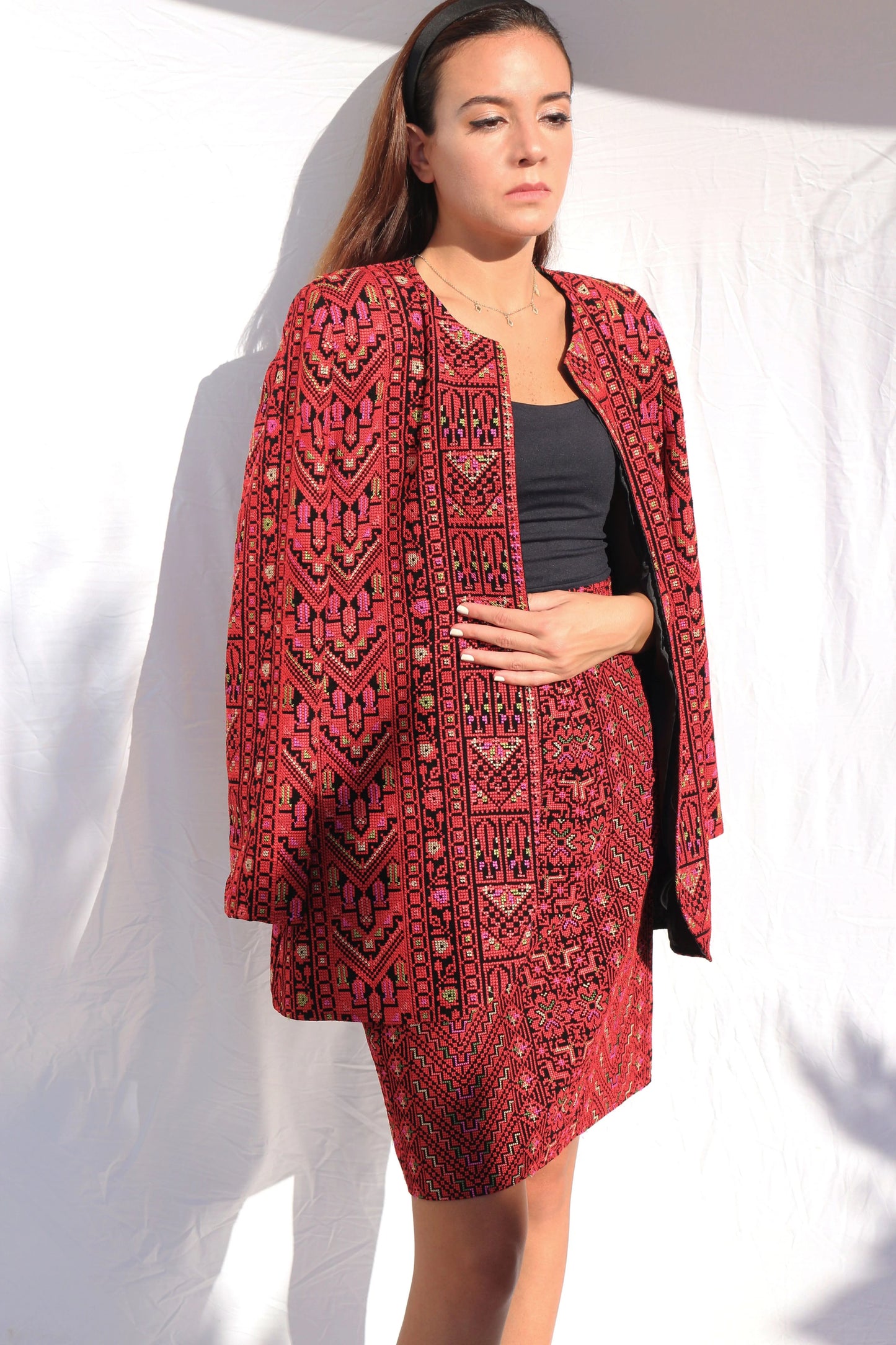 Heavy Embroidered Blazer Deerah
