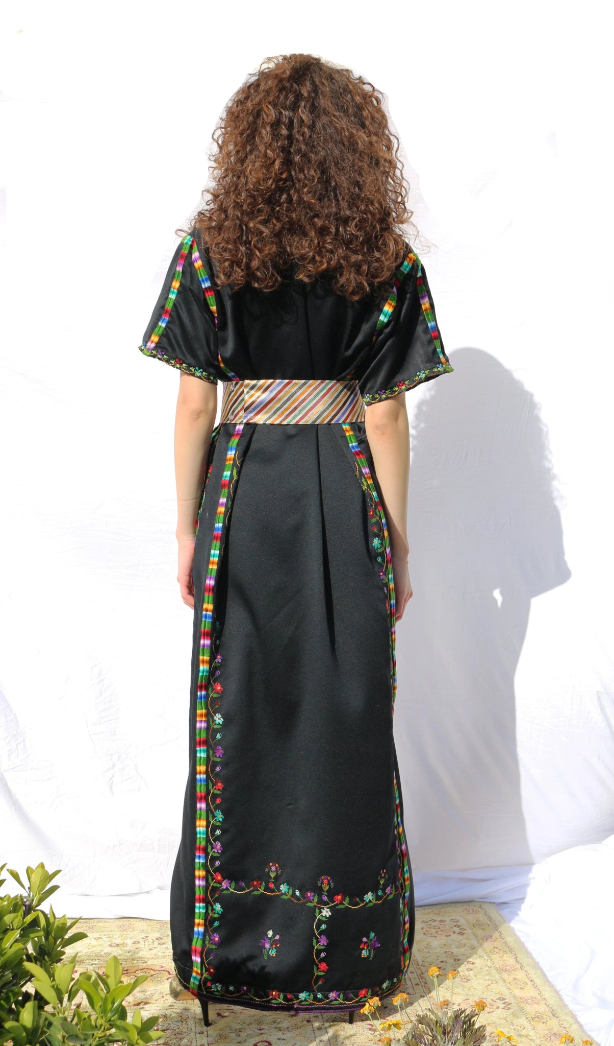 Nouf - Hand - Embroidered Dress - Deerah