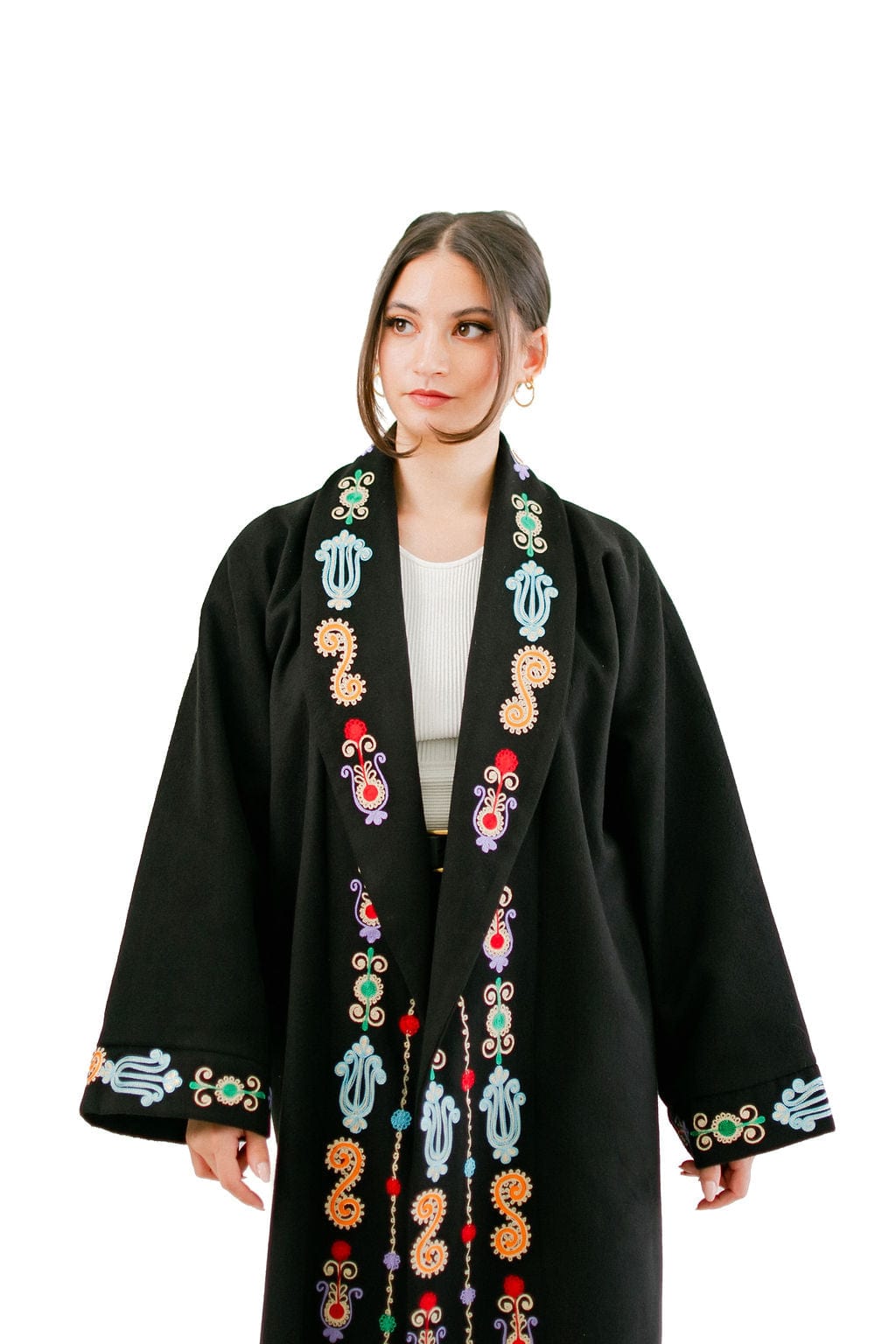 Maram- Hand Embroidered Winter Coat Deerah