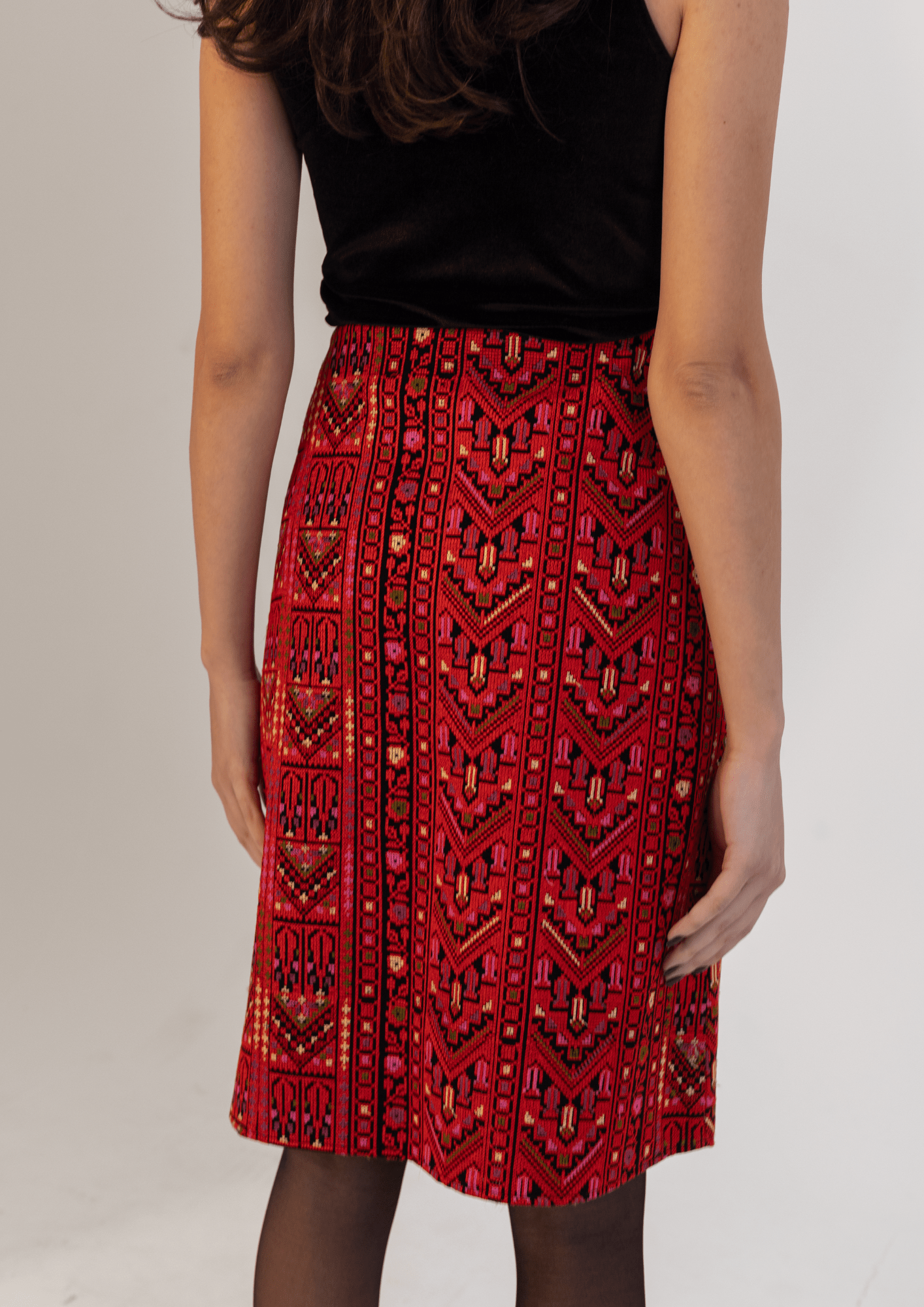 Heavy Embroidered Skirt Deerah