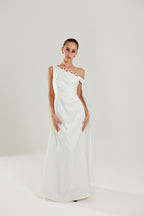 Zaytouna Off-Shoulder Tatreez Dress
