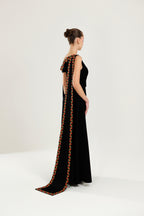 Zaytouna Off-Shoulder Tatreez Dress