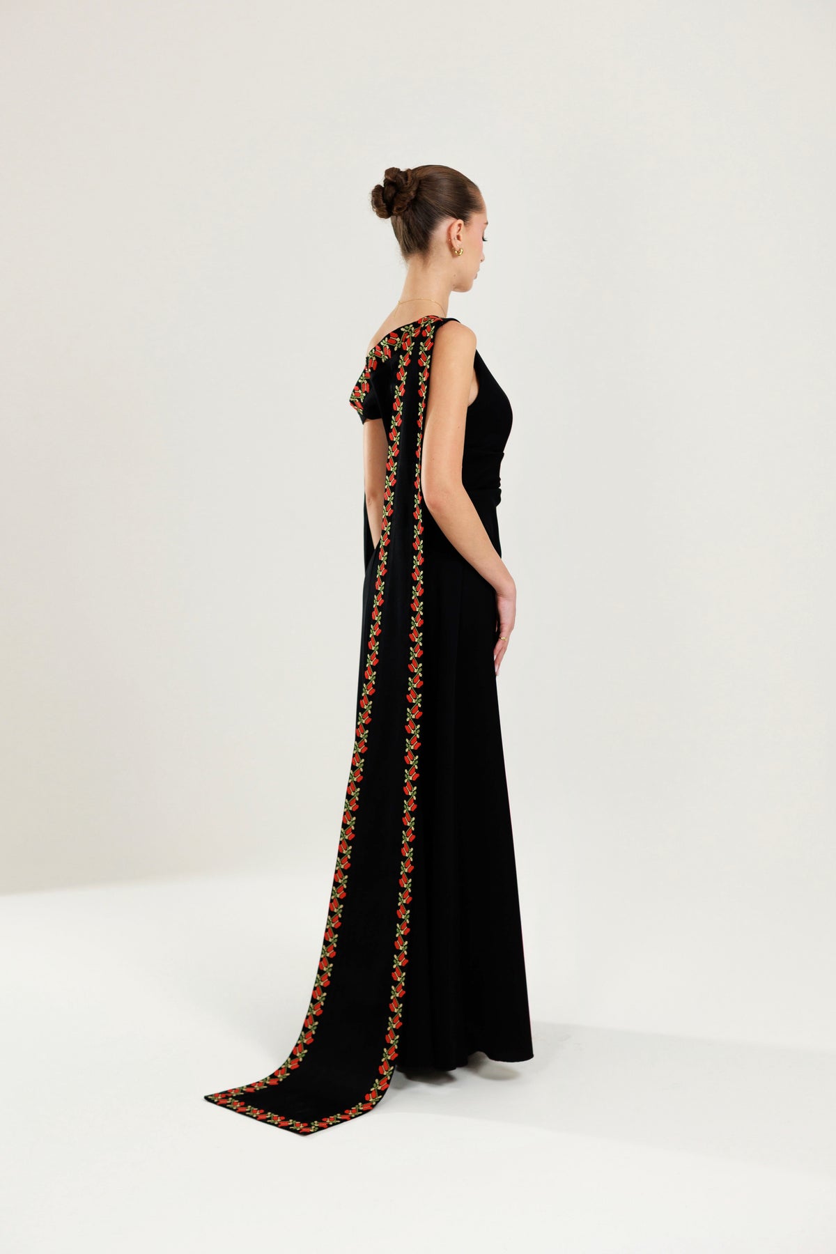 Zaytouna Off-Shoulder Tatreez Dress