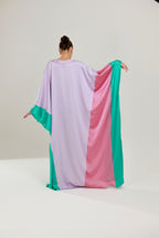 Color Block Abaya
