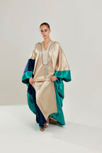 Color Block Abaya