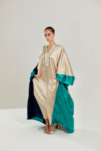 Color Block Abaya