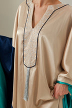 Color Block Abaya
