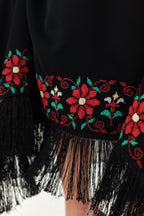 The Hand Embroidered Fringe Skirt