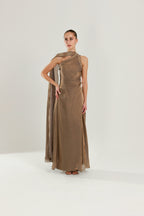 The Meera - Hand Embroidered Organza Dress
