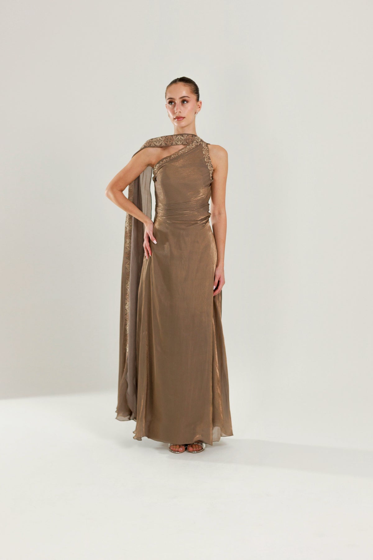 The Meera - Hand Embroidered Organza Dress