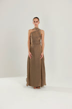 The Meera - Hand Embroidered Organza Dress