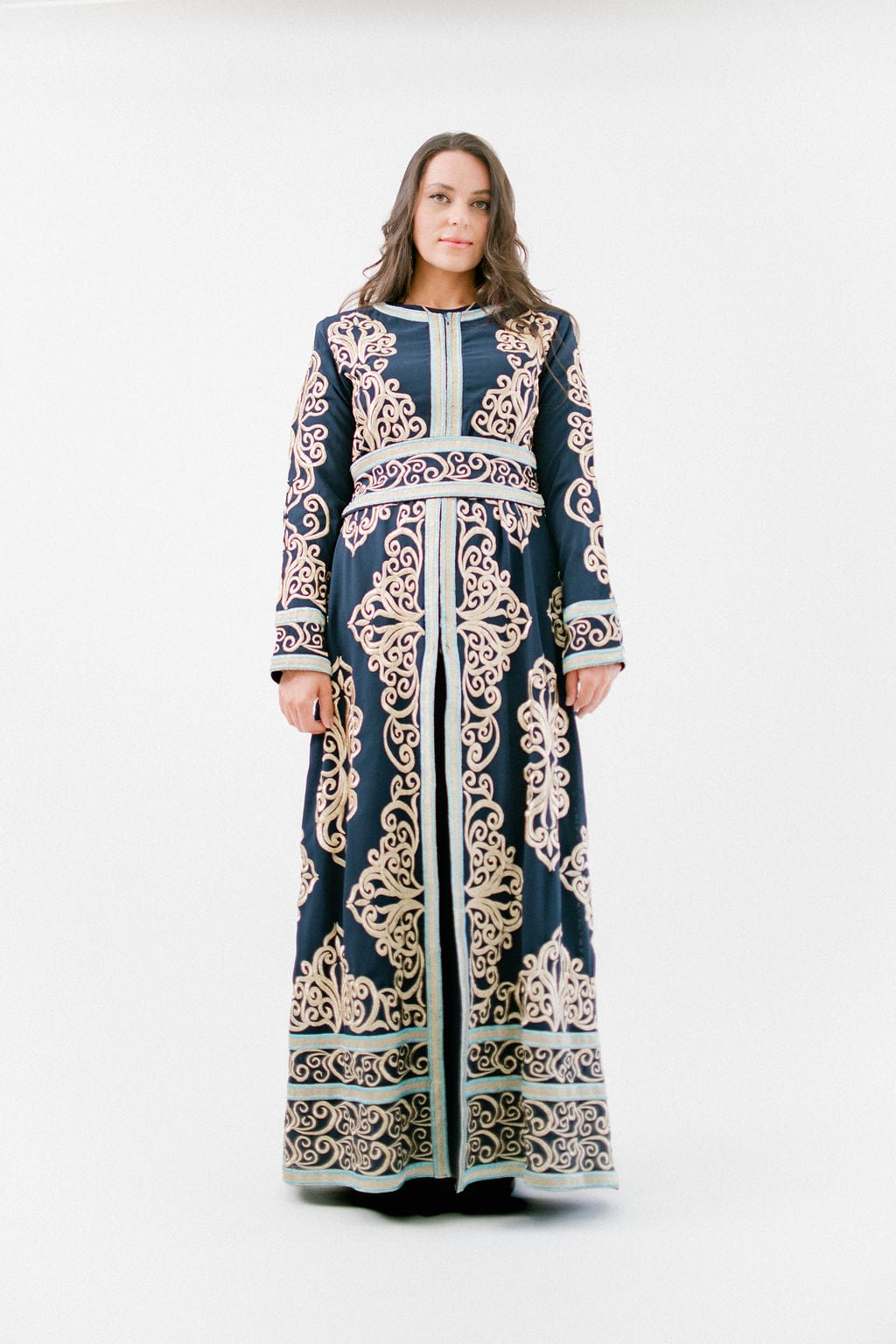 Arabian Kaftan in Navy - Deerah