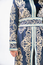 Arabian Kaftan in Navy - Deerah