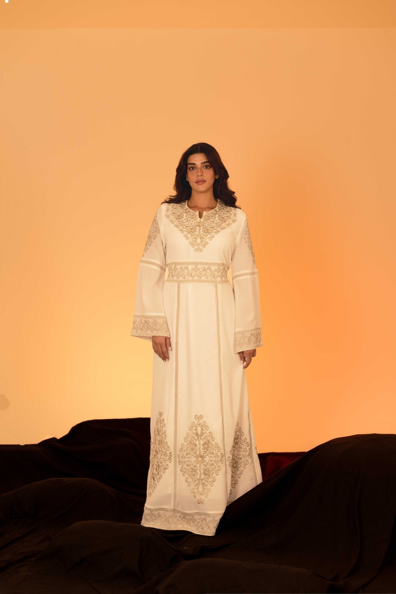 Arabian Princess Dress, White / S