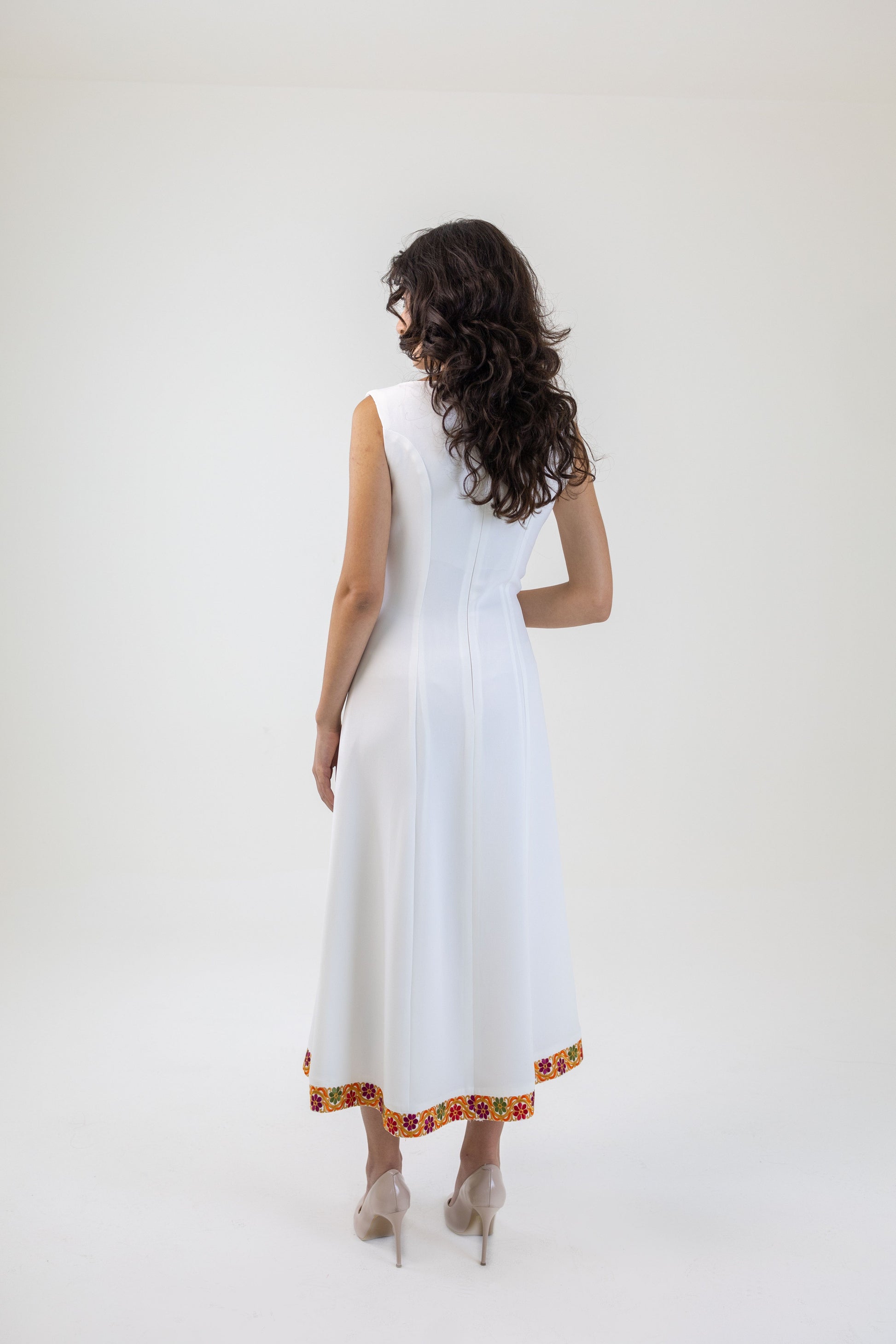 The Sandra Boat-neck Dress Deerah