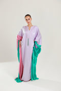 Color Block Abaya - Deerah