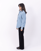 Denim Button - up Shirt - Deerah