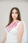 Diala - Hand Embroidered Palestinian Bridal Dress - Deerah