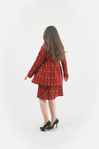 Floral Embroidered Blazer - Deerah