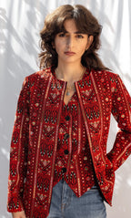 Heavy Embroidered Blazer - Deerah