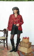 Heavy Embroidered Blazer - Deerah