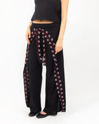 Linen Wrap Panel Trouser Set - Deerah