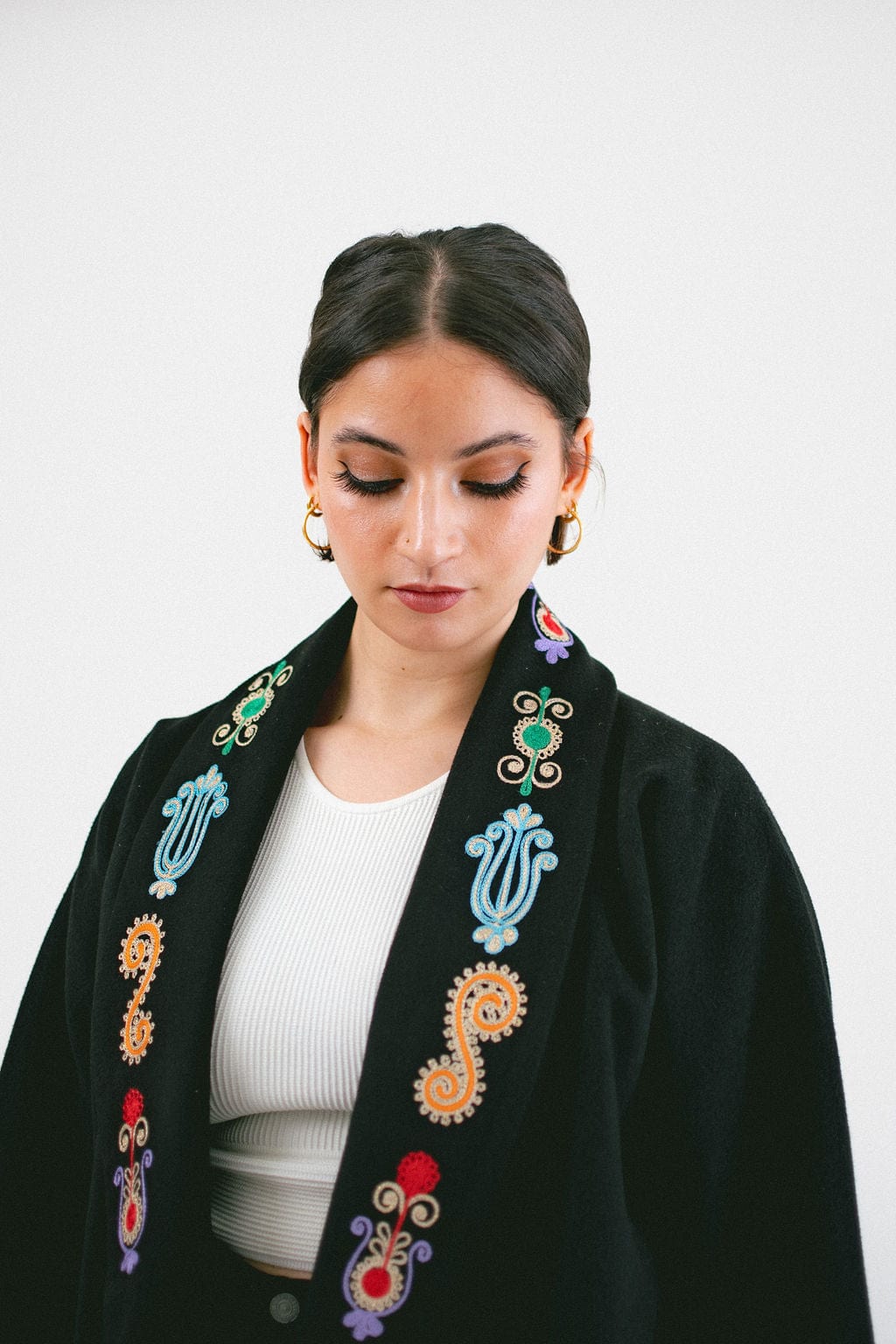 Maram - Hand Embroidered Winter Coat - Deerah