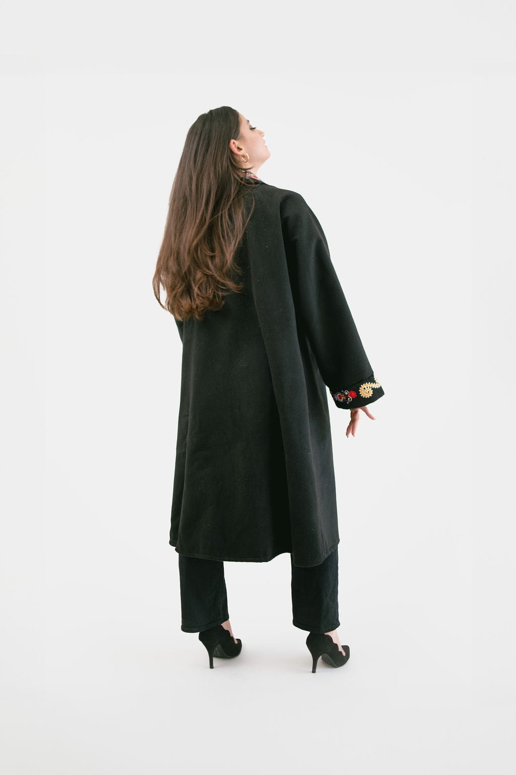 Maram - Hand Embroidered Winter Coat - Deerah