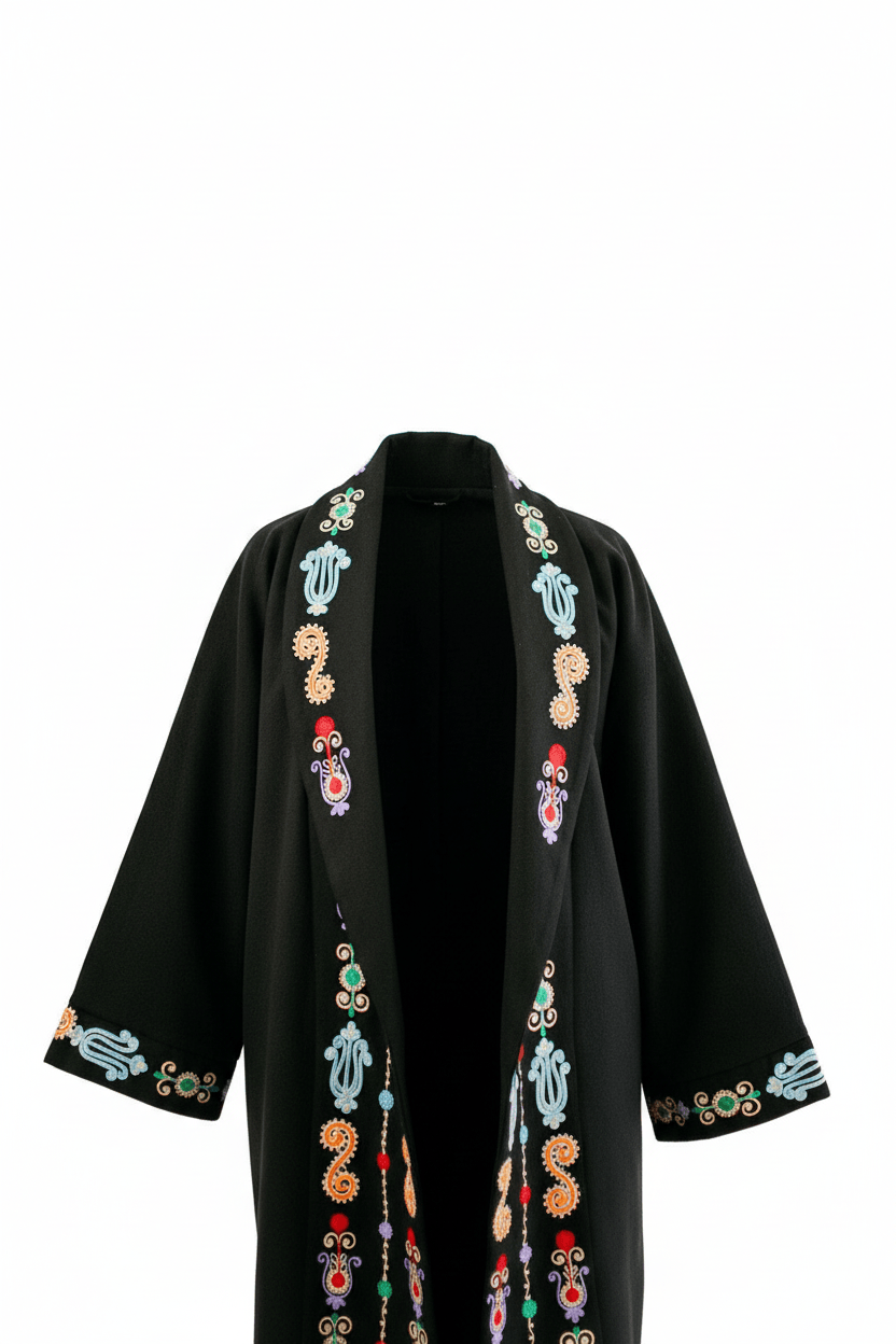 Maram مرام - Hand Embroidered Winter Coat - Deerah