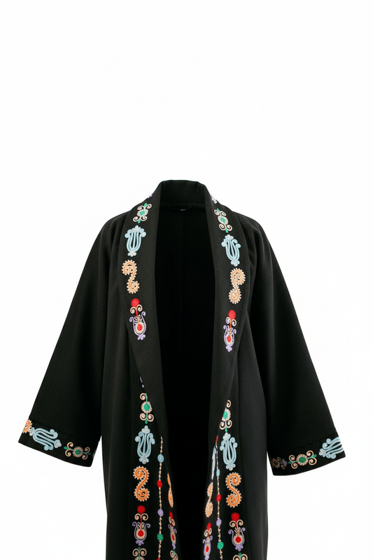 Maram مرام - Hand Embroidered Winter Coat - Deerah